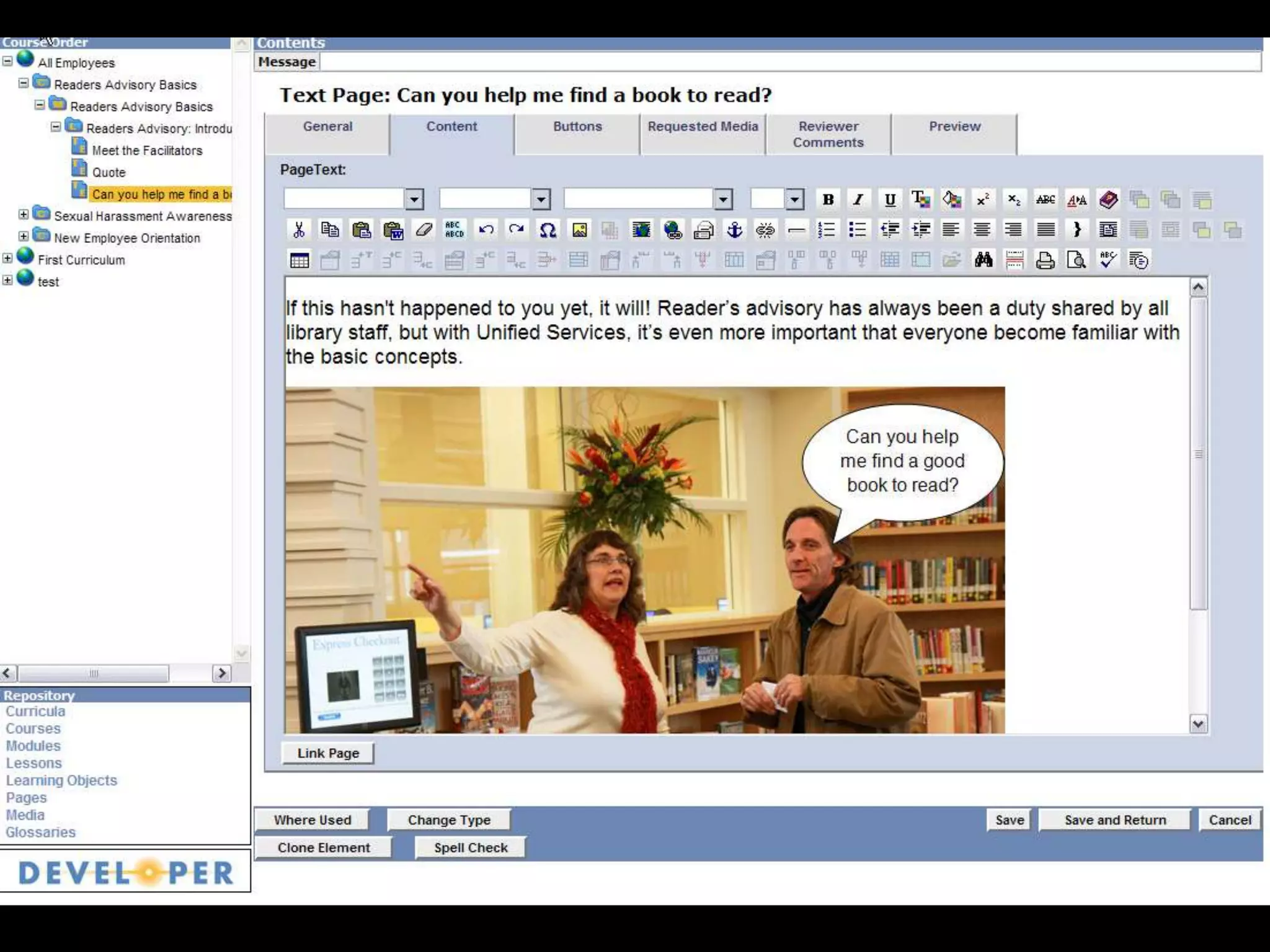 A Learning Content Management System (LCMS)is a multi-user environment where learning developers can:Create
