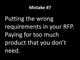 Top 10 Mistakes When Purchasing an LMS