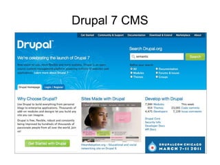 Drupal 7 CMS
 
