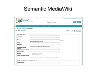 Semantic MediaWiki
 