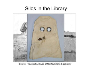 Silos in the Library
Source: Provincial Archives of Newfoundland & Labrador
 