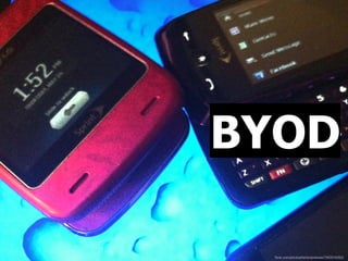 BYOD
ﬂickr.com/photos/ﬁshbraintexas/7263316350/
 