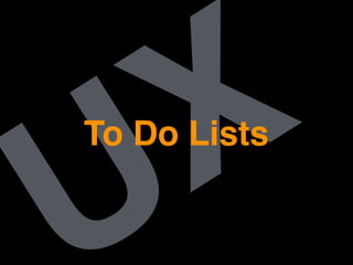 XTo Do Lists
 