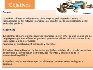 Auditoria financiera Slide 3