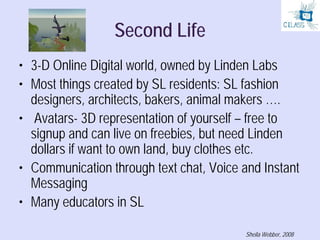 Inquiry in Second Life