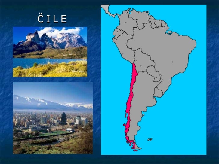 kordiljeri karta Chile kordiljeri karta