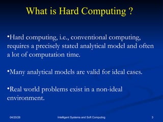 Comprehensive Introduction to Intelligent Systems and Soft Computing ...