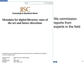 We commission
reports from
experts in the field
11PDF
 