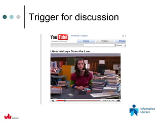 Trigger for discussion 