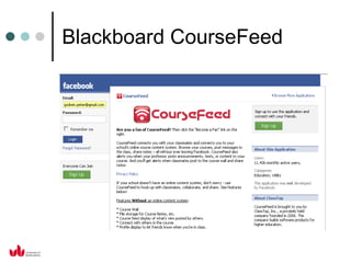 Blackboard CourseFeed 