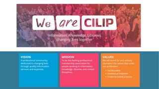 Cilip CILIP's Story | PPTX