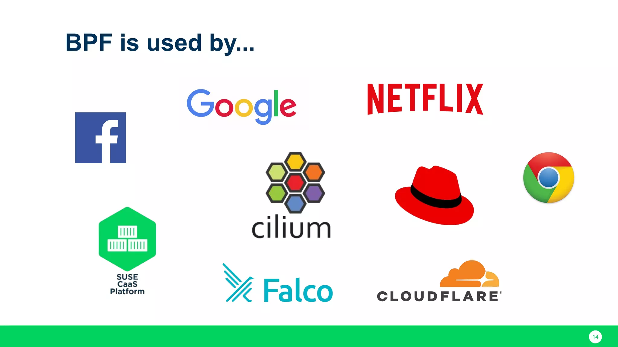 14 BPF is used by... 