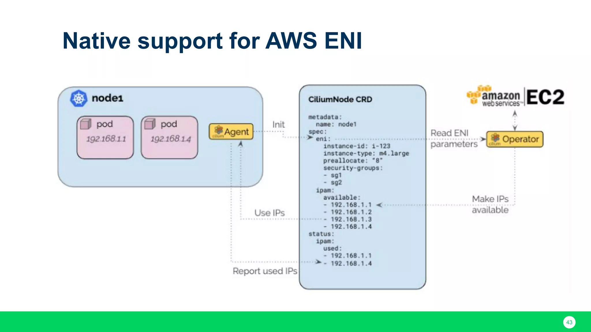 43 Native support for AWS ENI 