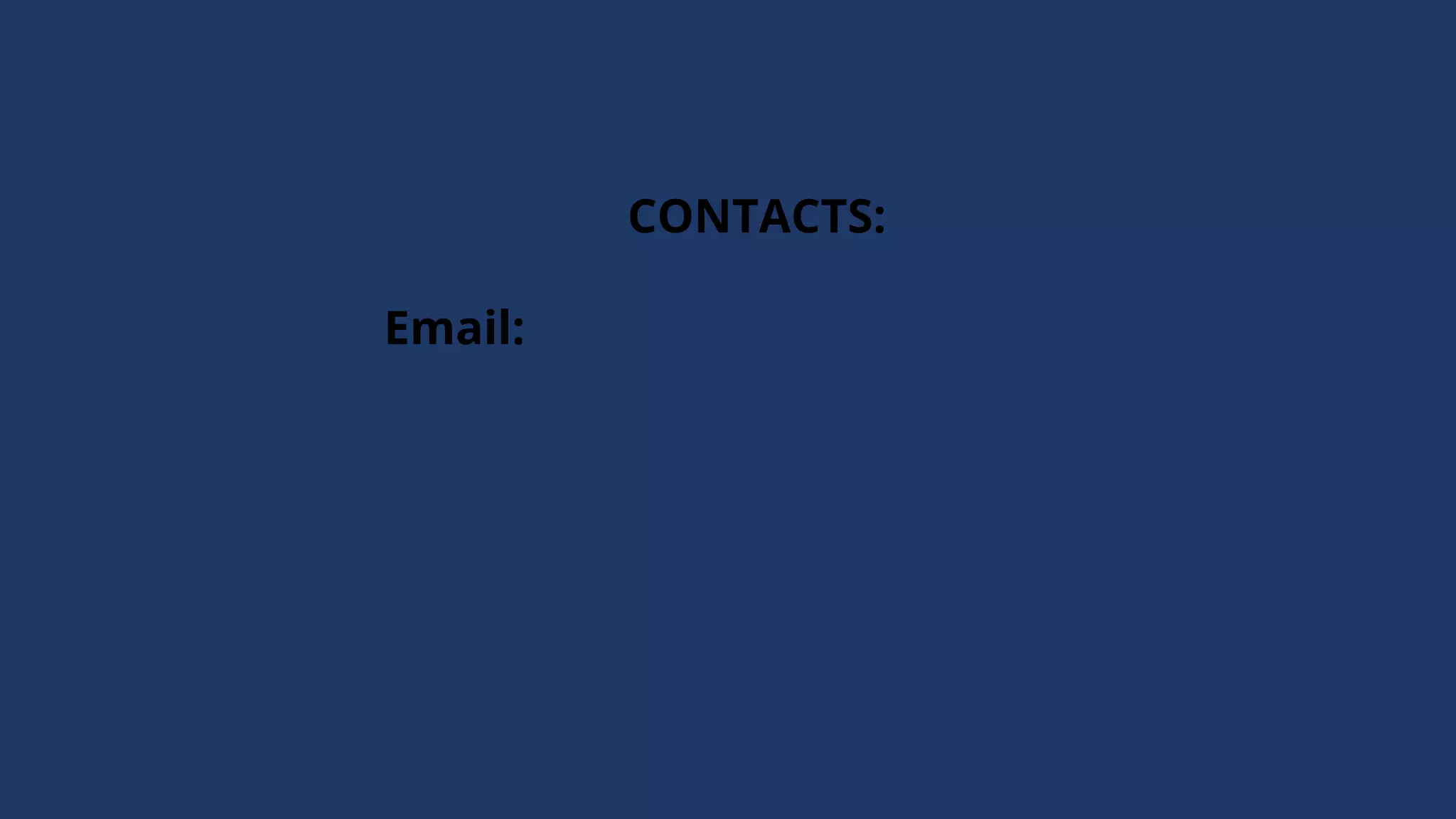 CONTACTS:
Email: stas.kolenkin@gmail.com
 