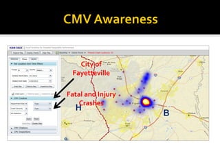 Fatal and Injury 
Crashes 
City of Fayetteville  