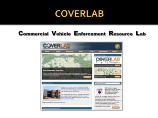 Commercial Vehicle Enforcement Resource Lab  