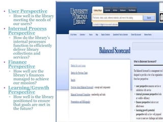 Who is it doing it for?The real questionWhat difference did the library make?