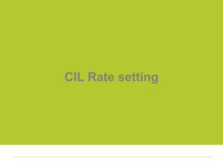 CIL Rate setting 
 