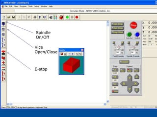 36
Spindle
On/Off
Vice
Open/Close
E-stop
 