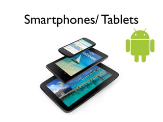 Smartphones/ Tablets
 