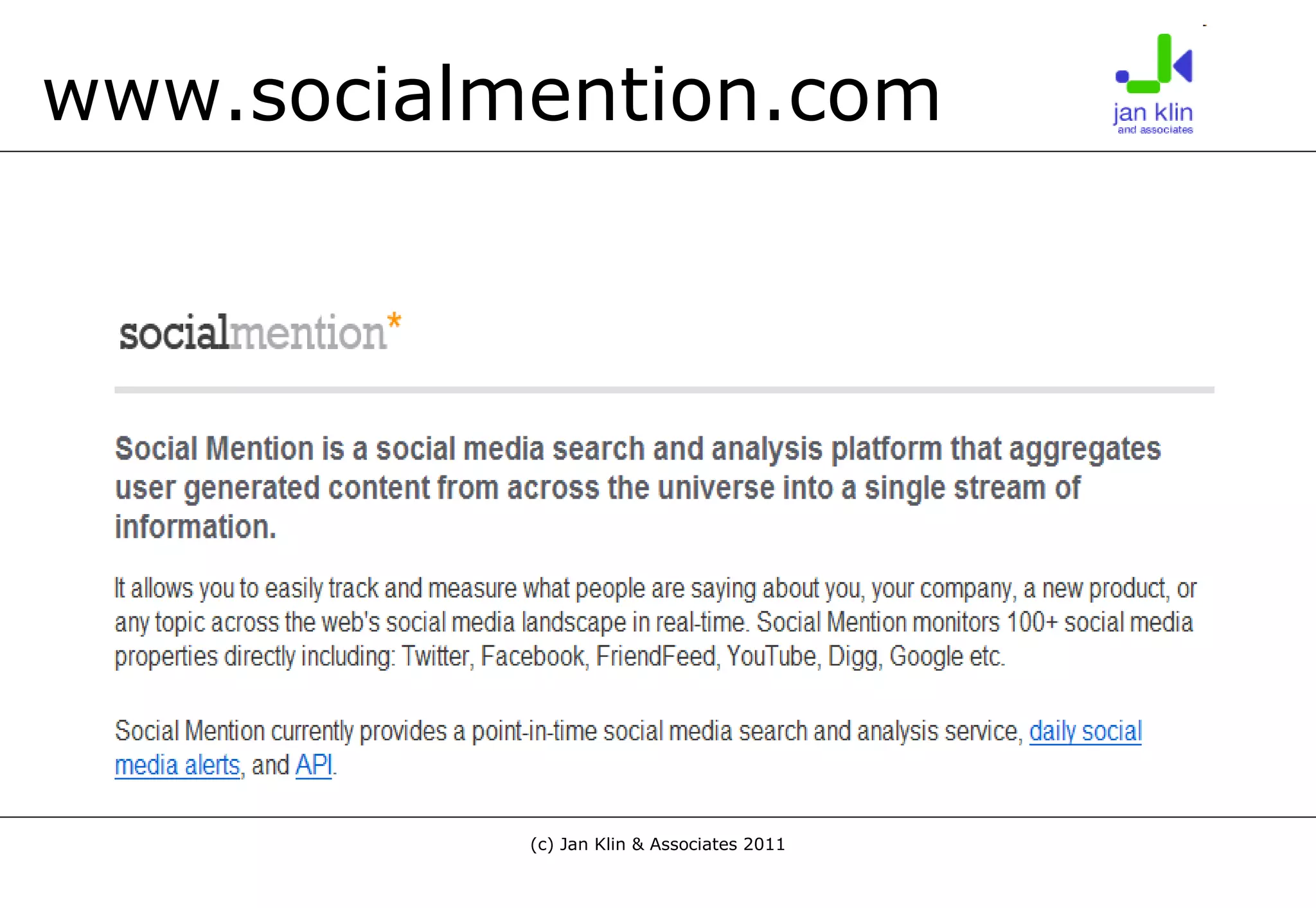 www.socialmention.com 