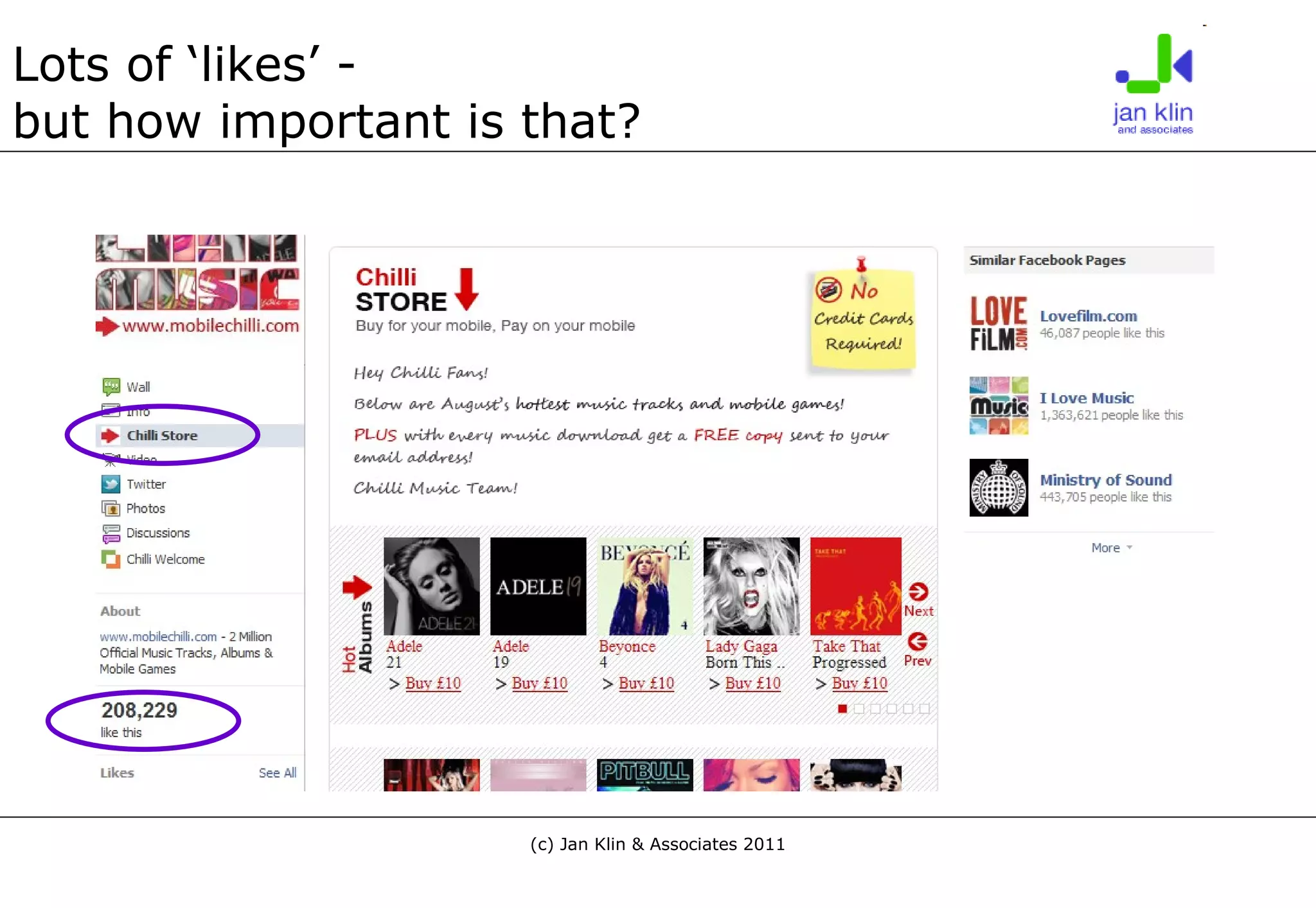 Lots of ‘likes’ - but how important is that? 