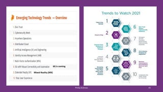 Phillip Andrews 43
6G is coming
Mixed Reality (MX)
 