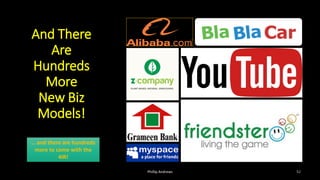 And There
Are
Hundreds
More
New Biz
Models!
… and there are hundreds
more to come with the
4IR!
… and there are hundreds
more to come with the
4IR!
Phillip Andrews
 
