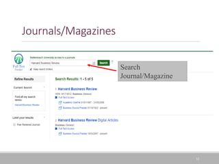 Journals/Magazines
32
Search
Journal/Magazine
 