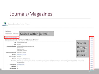 Journals/Magazines
35
Search within journal
Search
through
journal
issues
 
