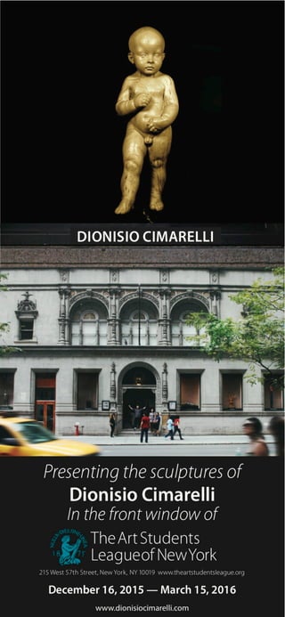 Presenting the sculptures of Dionisio Cimarelli  