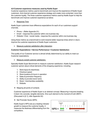 CIM assignment - Customer Experience on Keells Super (38456903) | PDF
