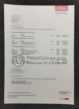 CIMA transcript | PDF