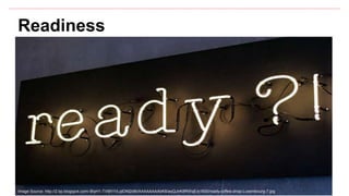 Readiness
Image Source: http://2.bp.blogspot.com/-BIyH1-TVt8Y/VLqtDNl2d8I/AAAAAAAAbK8/aqQJnK8RWqE/s1600/ready-coffee-shop-Luxembourg-7.jpg
 