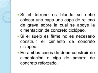 Por pilotesTipos de cimentaciones	