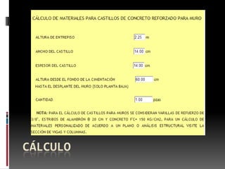 CÁLCULO

 