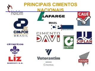 PRINCIPAIS CIMENTOS
     NACIONAIS
 