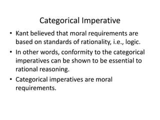 C Immanuel Kant