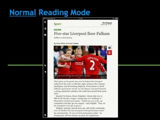 Normal Reading Mode
 
