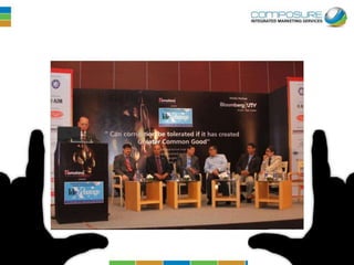 Snapshots - IDEA XCHANGE 2011


An annual conference organized on behalf of the Asian
Institute of Management Alumni Association of India,
featuring renowned heavyweights from corporate and
political fields. Composure was offered the opportunity to
manage and execute the project across all elements of the
event.
 