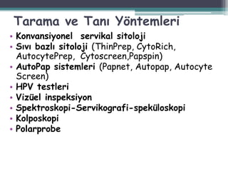 Cytorich Servikal İntraepitelyal Neoplazilerde (CIN) Yönetim. | PPTX