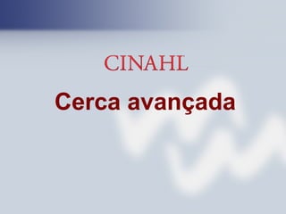 Cerca avançada
 