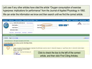 CINAHL: Tips and Tricks | PPTX