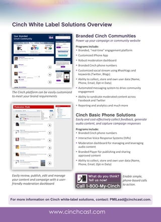 Cinch Label Cinch | PDF