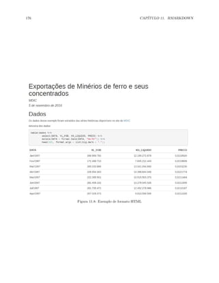 176 CAPÍTULO 11. RMARKDOWN
Figura 11.8: Exemplo de formato HTML
 