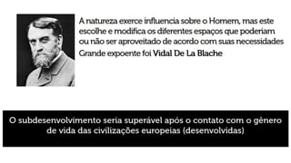 Ciência geográfica e conceitos da geografia