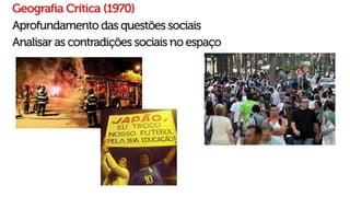 Ciência geográfica e conceitos da geografia