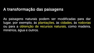 Ciência geográfica e conceitos da geografia