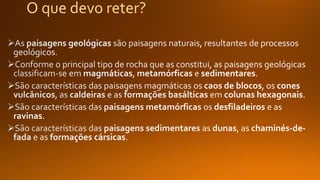 O que devo reter?
 