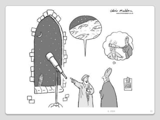 Ciência, Tecnologia, Sociedade e AmbienteModelo de Copérnico Século XVI d.C.Nicolau Copérnico apresentou uma nova hipótese explicativa do movimento aparente dos planetas: No centro do universo passava a estar o Sol, enquanto a Terra passava a ser apenas mais um dos planetas, o terceiro a contar do Sol, movendo-se numa órbita circular. NICOLAUS COPERNICUS (1473 - 1543)29IL 2009